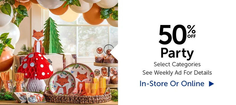 50% Off Party - Select Categories