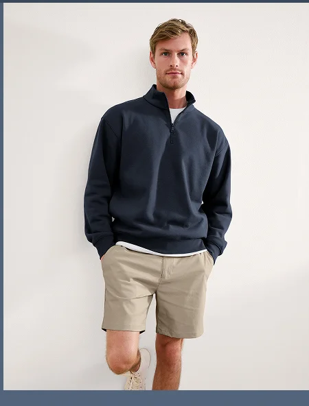 LuxeFleece Men's Half Zip Pullover