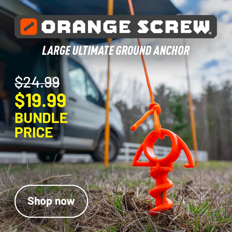 Orange Screw® Large Ultimate Ground Anchor | $19.99 BUNDLE PRICE