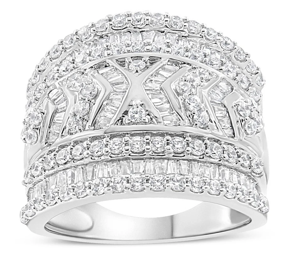 Haus of Brilliance 2.00 cttw Diamond Cocktail Ring, Sterling