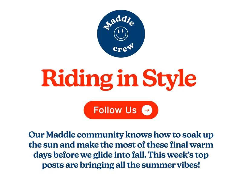 #MaddleCrew Riding in Style