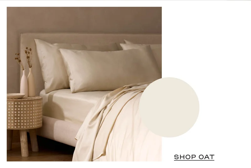 Shop Bamboo Sheet Set in Oat Shop Bamboo Sheet Set in Oat