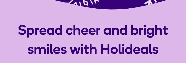 Shop all Holideals now