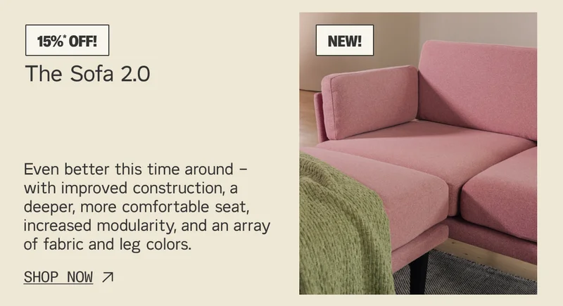 Save 15%* on The Sofa 2.0