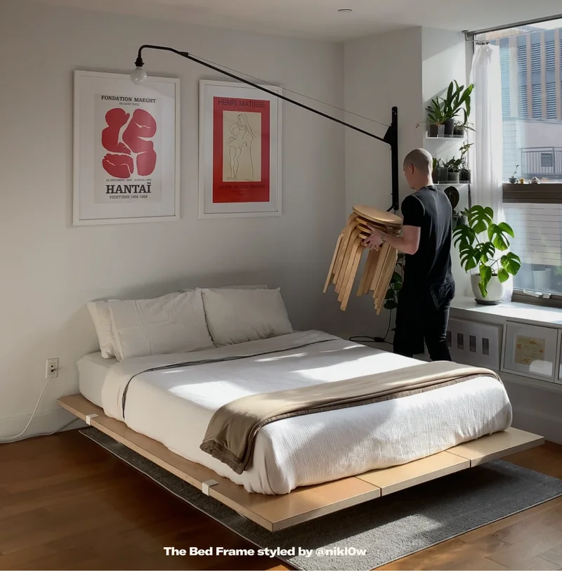 The Bed Frame styled by @nikl0w