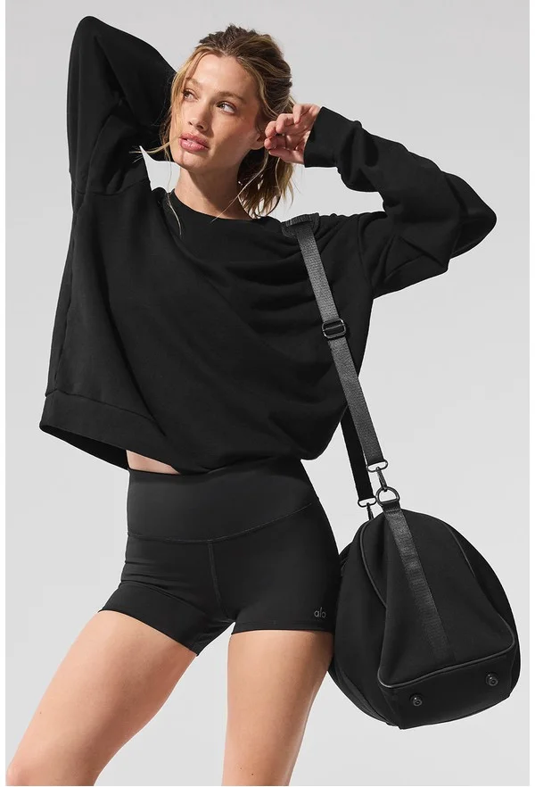 Chill Crew Neck Pullover - Black - Black / M