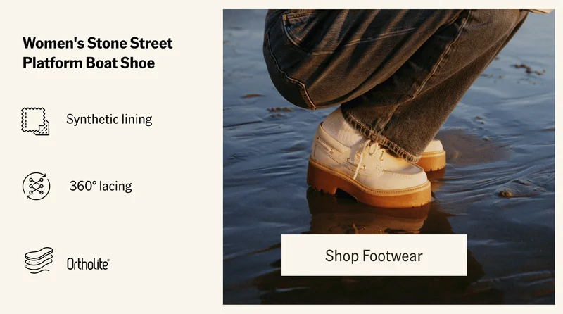Women's Stone Street Platform Boat Shoe