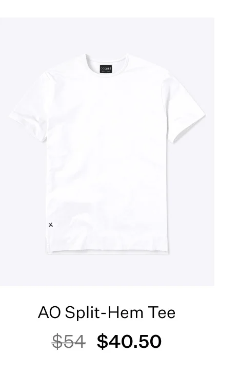AO Split-Hem Tee