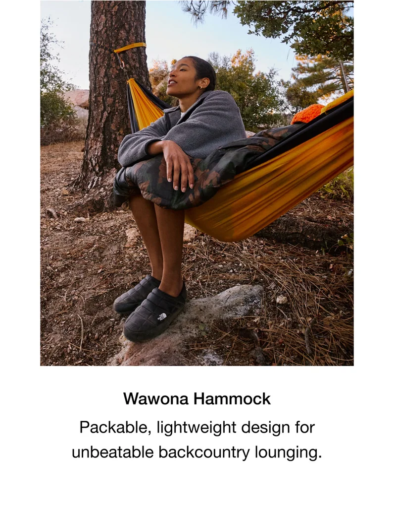Wawona Hammock. Packable, lightweight design for unbeatable backcountry lounging.