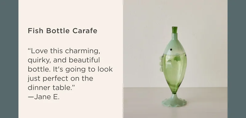 Fish Bottle Carafe