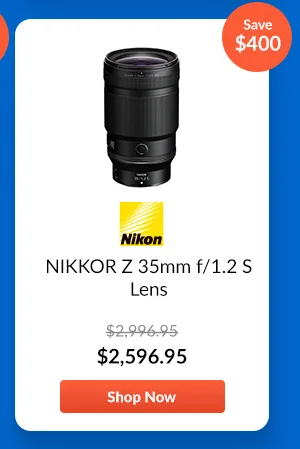 Nikon NIKKOR Z 35mm f/1.2 S Lens