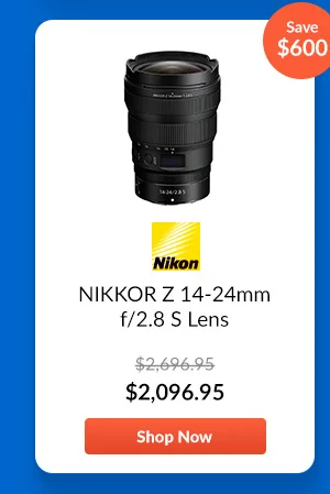 Nikon NIKKOR Z 14-24mm f/2.8 S Lens