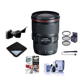 Canon EF 16-35mm f/4L IS USM Lens with Free Basic Accessory Bundle (PC)