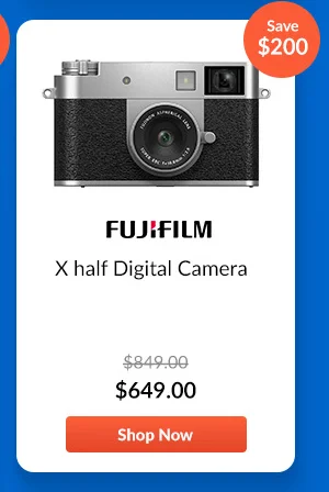 Fujifilm X half Digital Camera, Silver