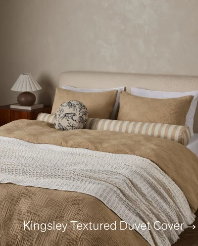 Shop Kingsley Textured Duvet Cover