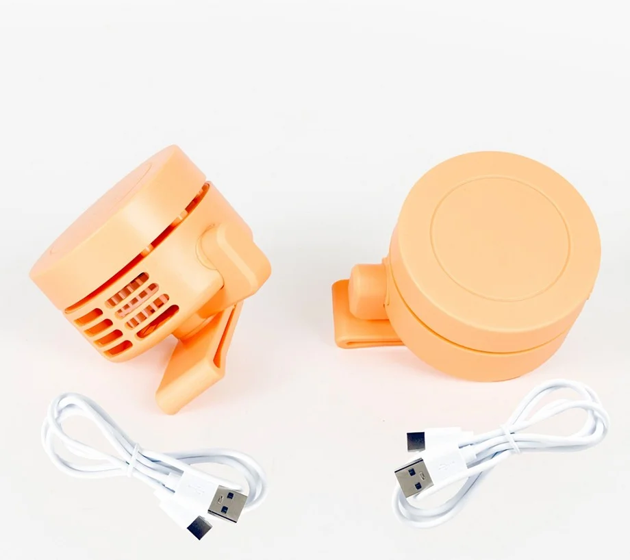 Teko Set of (2) 3" Rechargeable Personal Cooling Fans