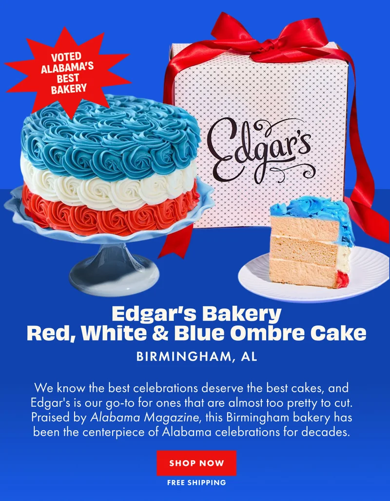 Edgar's Red, White, & Blue Cake Edgar's Red, White, & Blue Cake