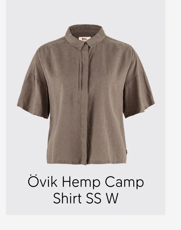 Övik Hemp Camp Shirt SS W