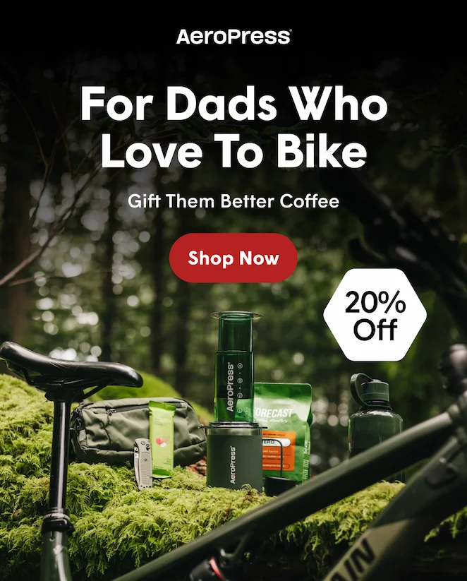 For Dads who Love to Bike - Gift them better coffee - 20% OFF