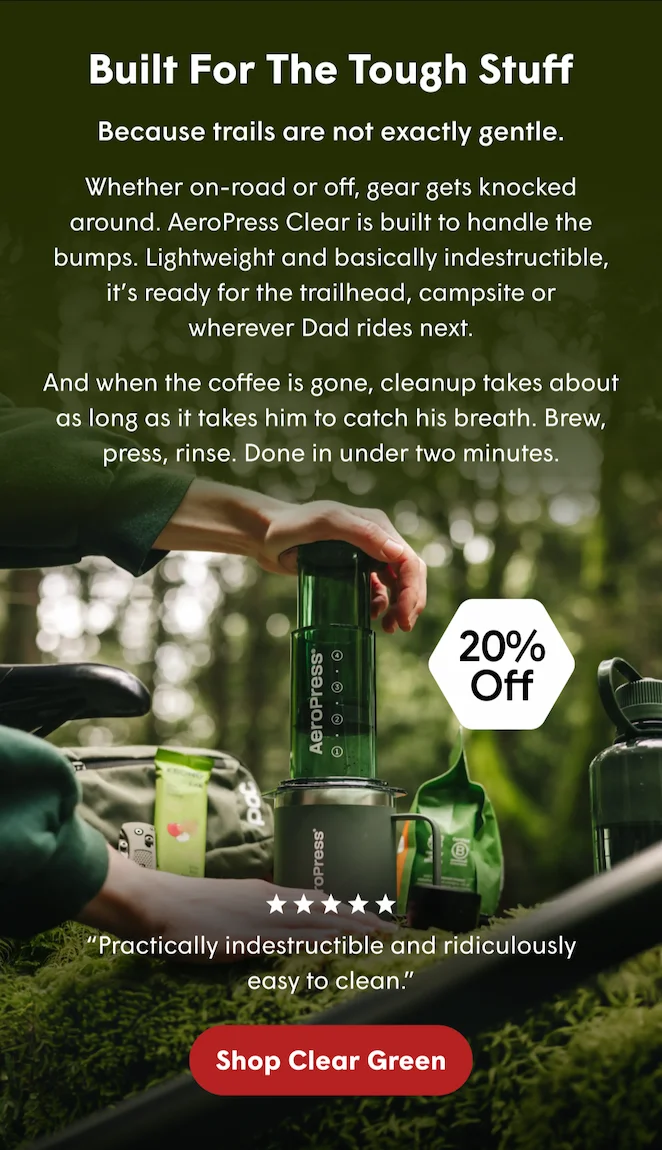 built for the tough stuff - shop clear green