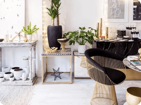 Black Rooster Decor