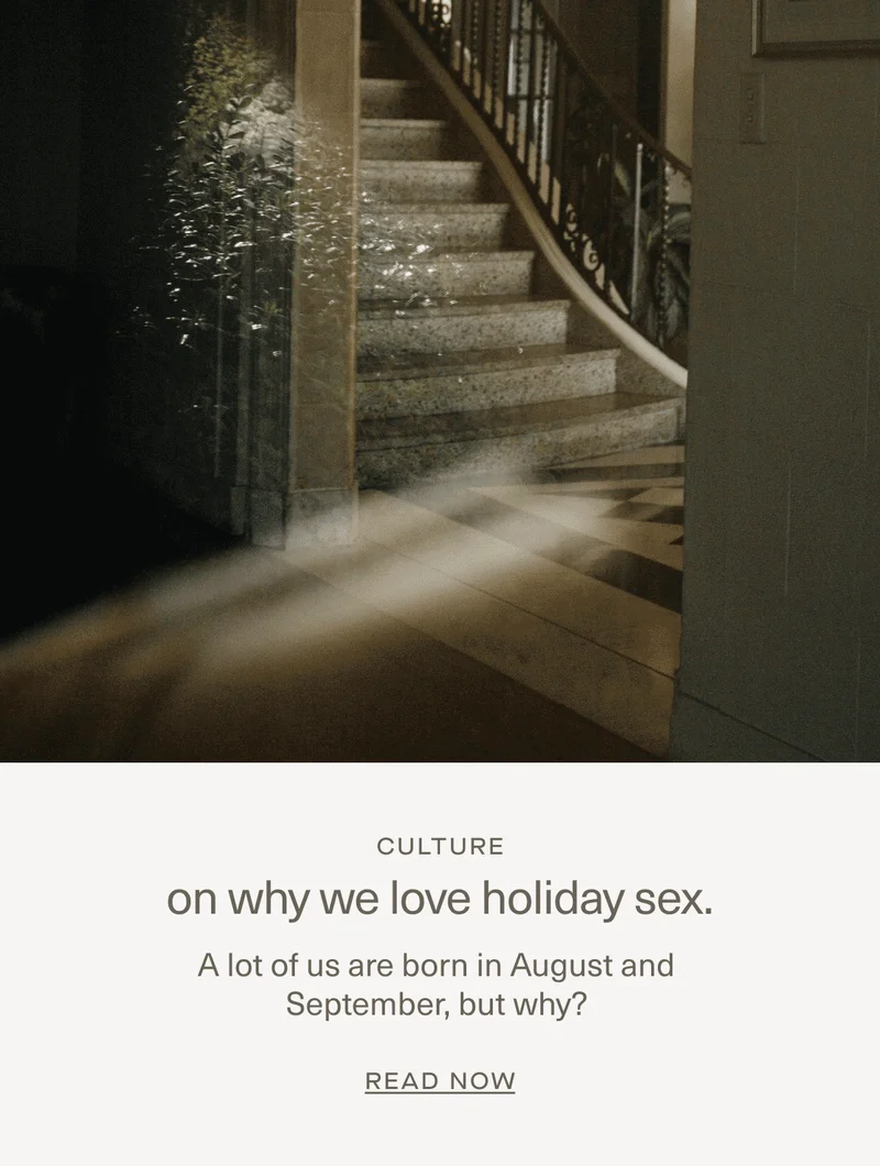 why we love holiday sex