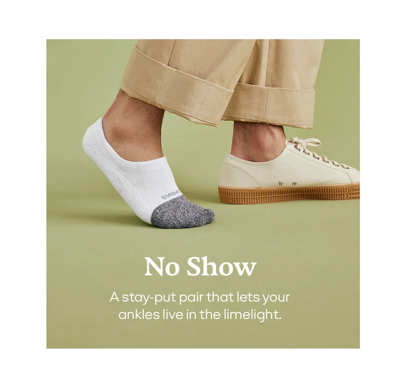 No Show | A stay-put pair that lets your ankles live in the limelight.