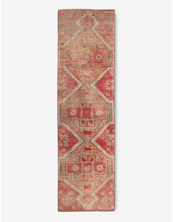 Vintage Turkish Hand-Knotted Wool Runner Rug No. 224, 2'9" x 10'1"