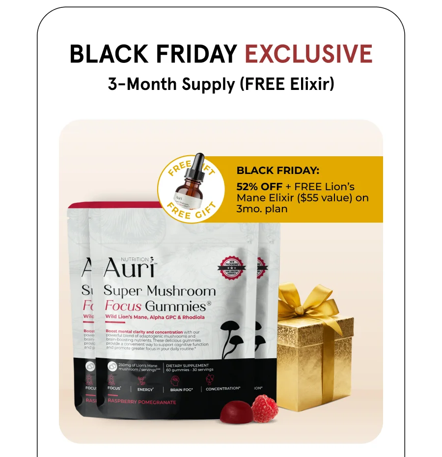 BLACK FRIDAY EXCLUSIVE 3-Month Supply (FREE Elixir)