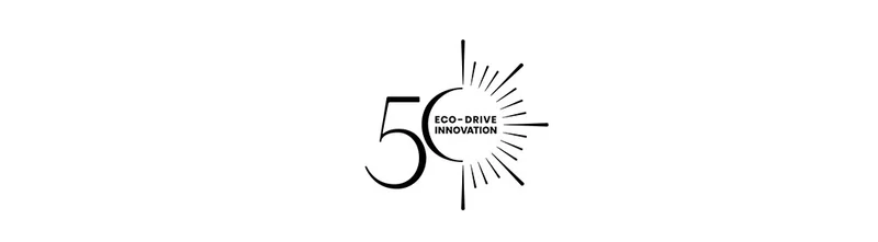 50th Anniversary Eco-Drive Innovation logo