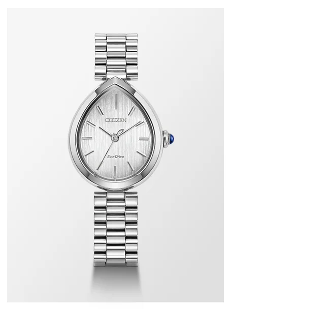 Citizen L Rainell Silver-Tone Dial Stainless Steel Bracelet EM1200-55A
