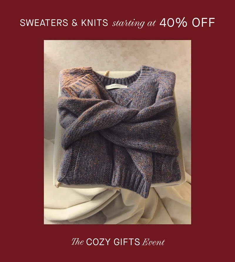 Image | Sweaters & Knits starting at 40% Off | The Cozy Gifts Event