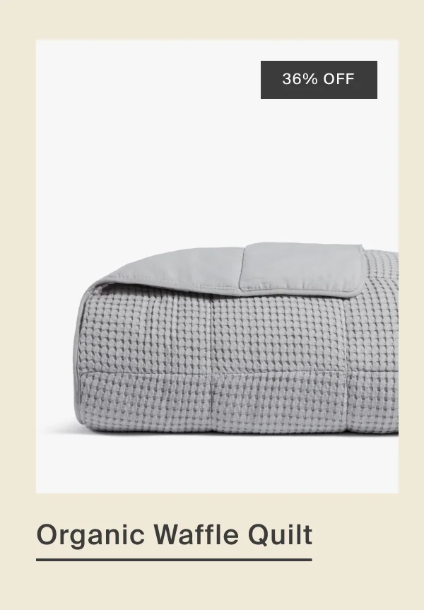 Organic Waffle Quilt
