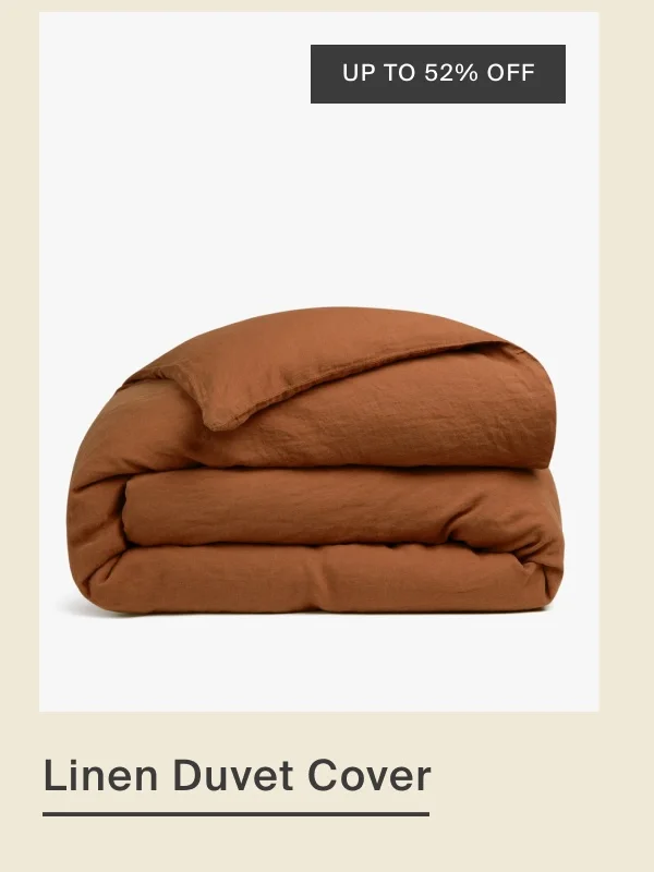Linen Duvet Cover in Terra