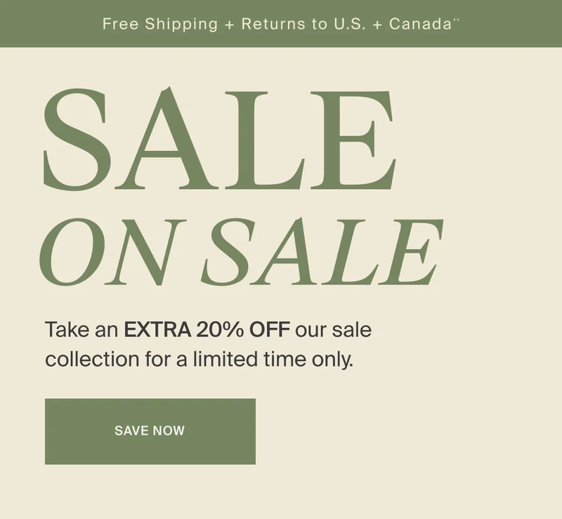 Shop Sale on Sale | SAVE NOW
