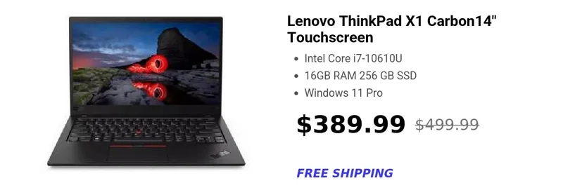 Lenovo ThinkPad X1 Carbon&nbsp;14