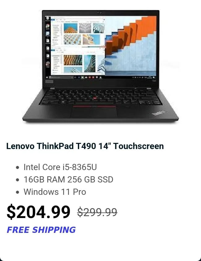 Lenovo ThinkPad T490 14