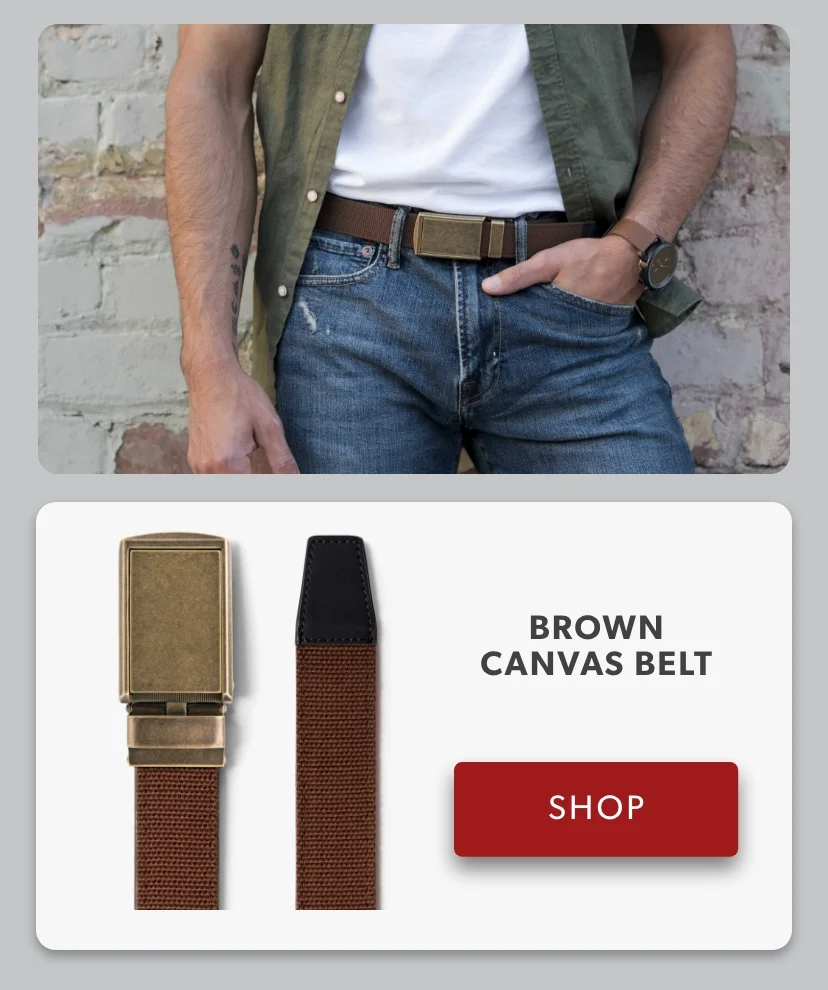 Shop Brown Canvas Belt Shop Brown Canvas Belt