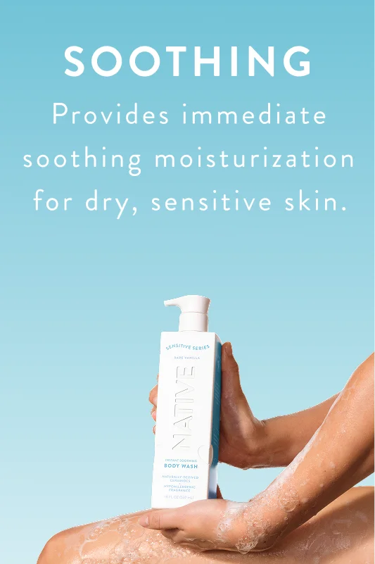 Soothing. Provides immediate soothing moisturization for dry, sensitive skin. Soothing. Provides immediate soothing moisturization for dry, sensitive skin.