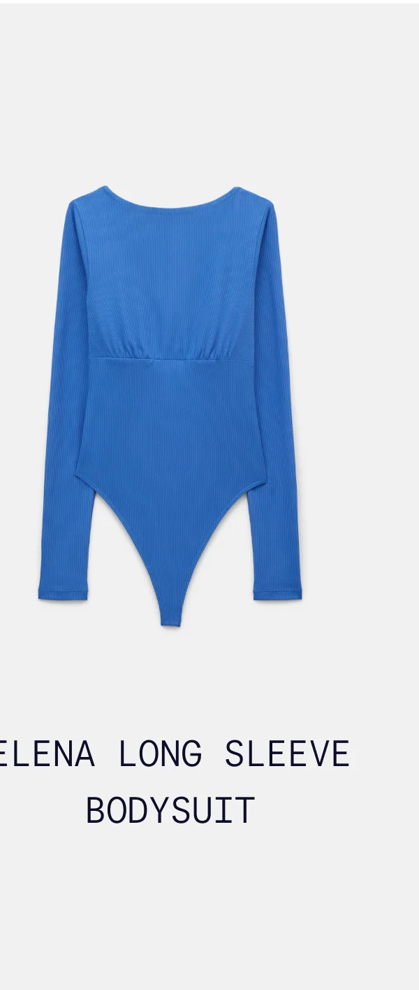 Elena Long Sleeve Bodysuit