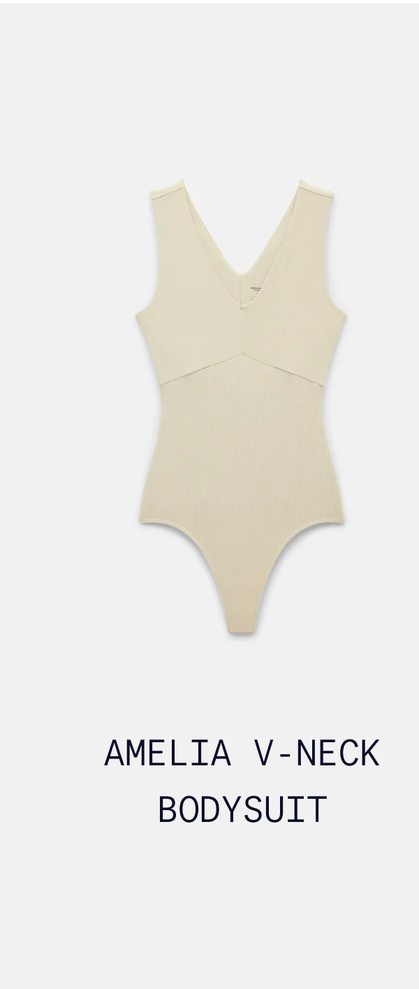 Amelia V-Neck Bodysuit
