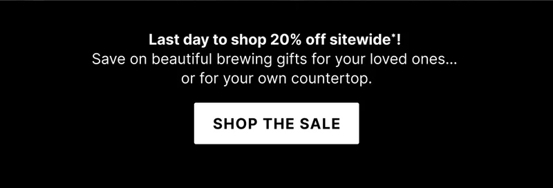 Last day to shop 20% off sitewide!