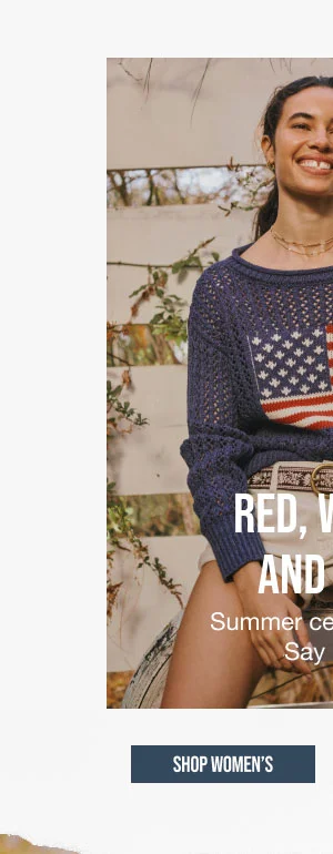 Red White and Blue Shop Women's