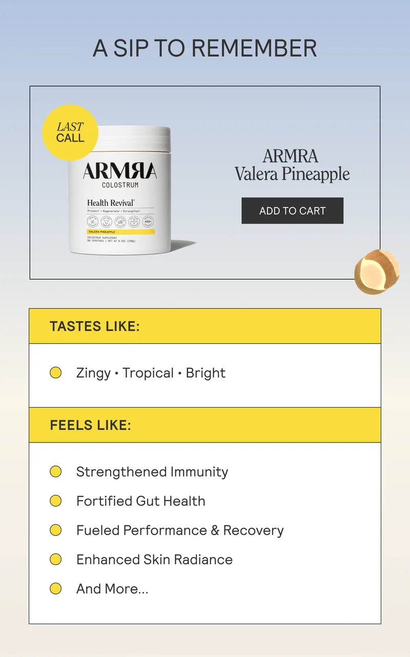 A Sip to Remember. ARMRA VALERA PINEAPPLE.