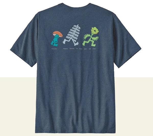 An assortment of graphic t-shirts