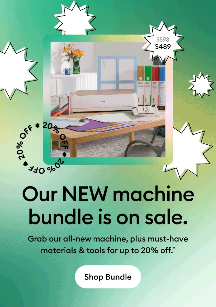 Our NEW machine bundle is on sale.