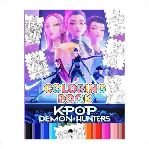 K-Pop Demon Hunters Coloring Book K-Pop Demon Hunters Coloring Book