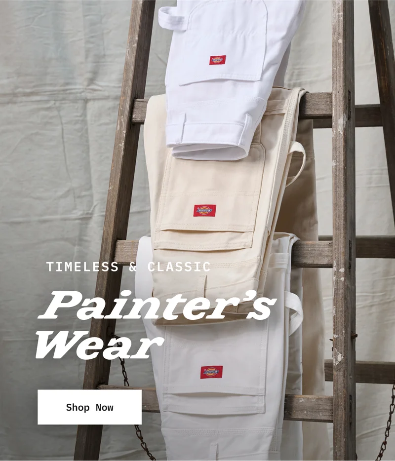 TIMELESS & CLASSIC. Painter's Wear. Shop Now.