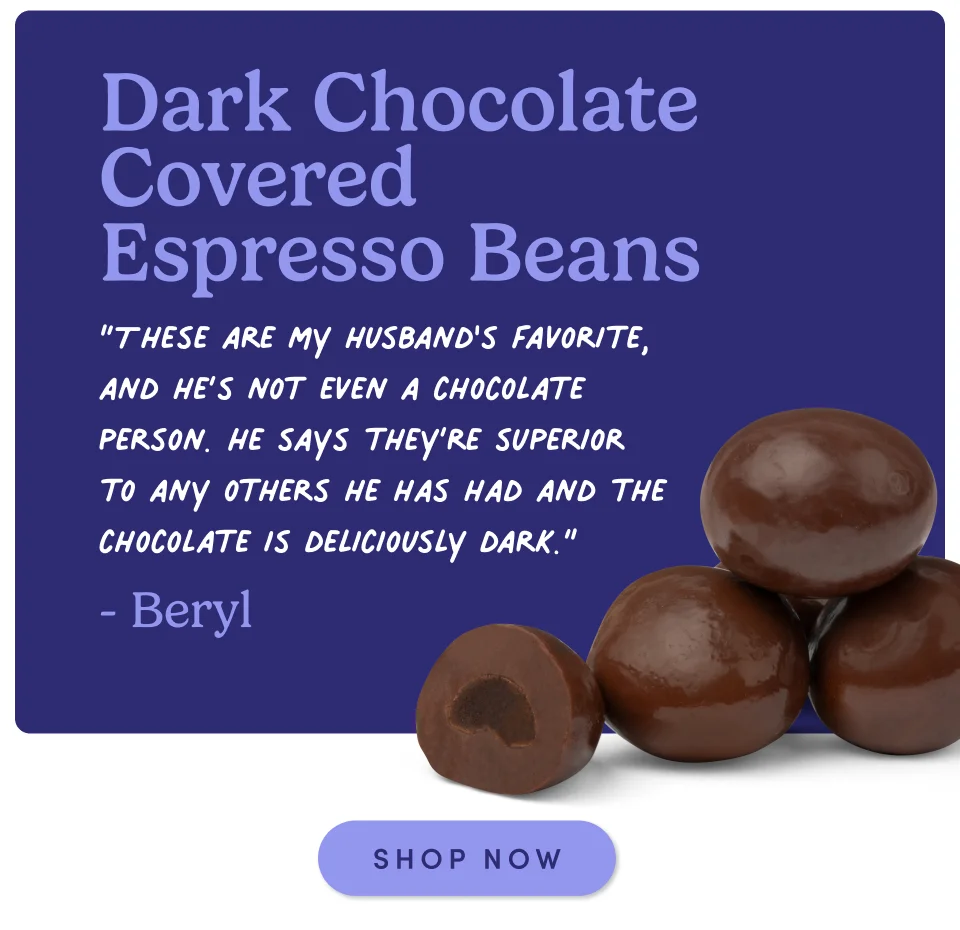 Dark Chocolate Covered Espresso Beans