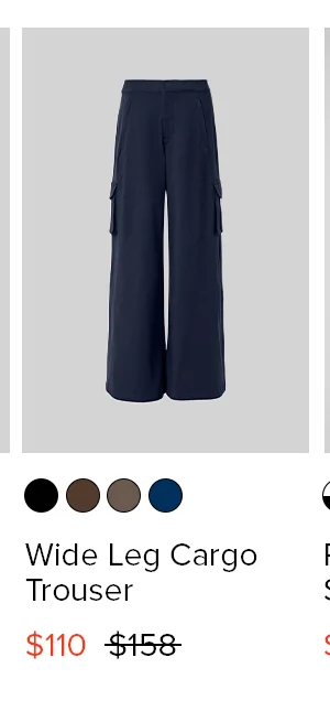 Wide Leg Cargo Show Off Trouser
